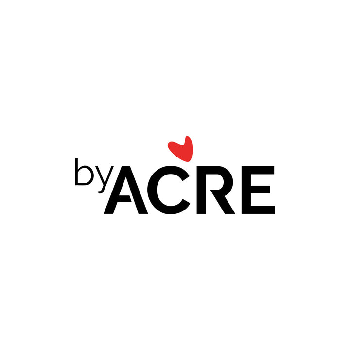 The logo of 'byACRE', a company that designs lightweight walking frames.