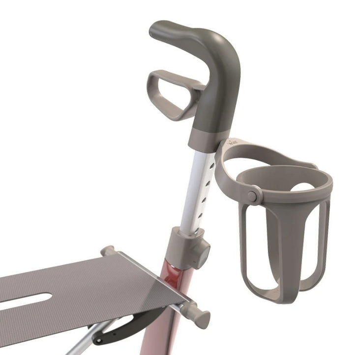 close up of the cup holder on a byacre ultralight walker