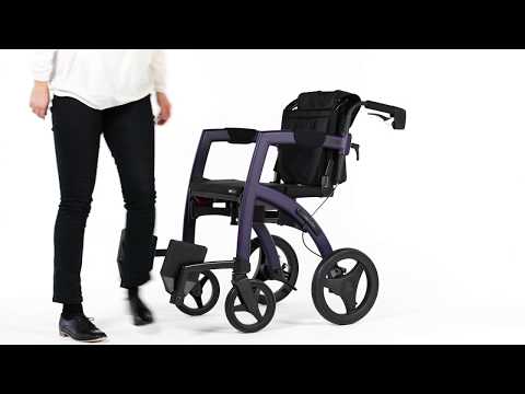 Rollz Motion 2-in-1 Walker Wheelchair