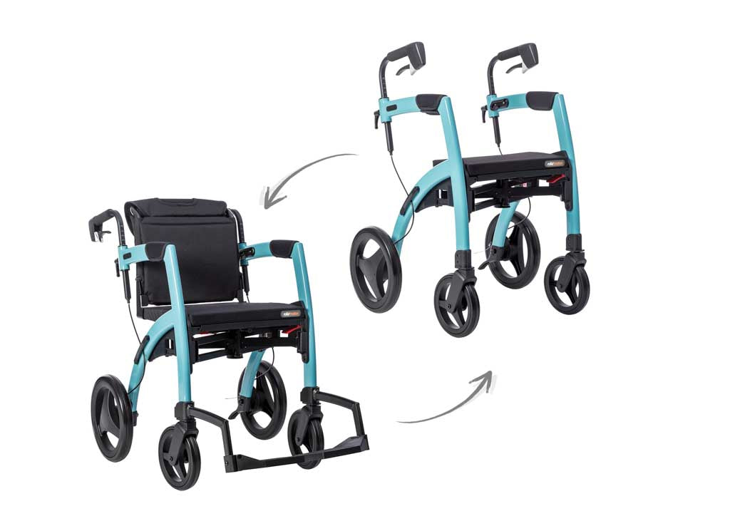 Rollz Motion | 2-in-1 Walker Wheelchair | Locomo Australia