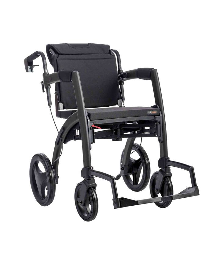 A 'Rollz Motion' wheelchair on a white background