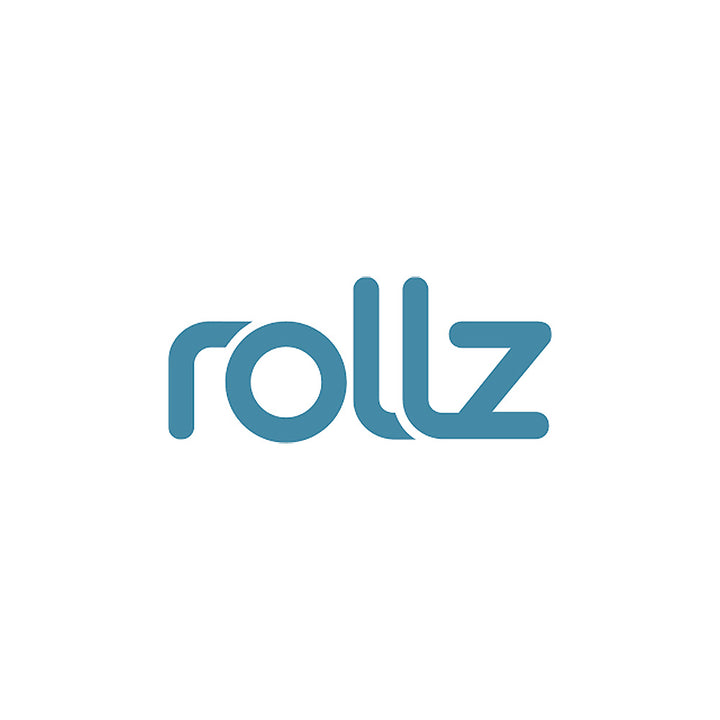The logo of 'Rollz', a company that designs walking frames that can turn into wheelchairs. 