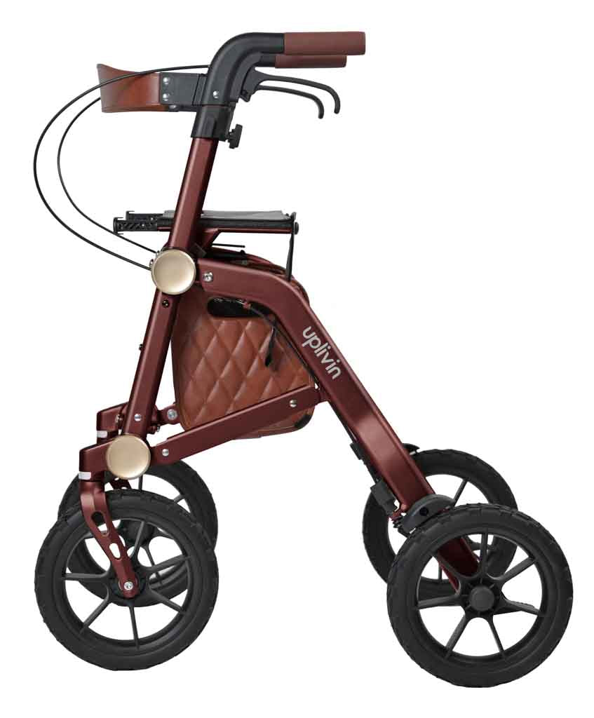 Uplivin All Terrain Trive Dual-Folding Walker Autumn Rouge