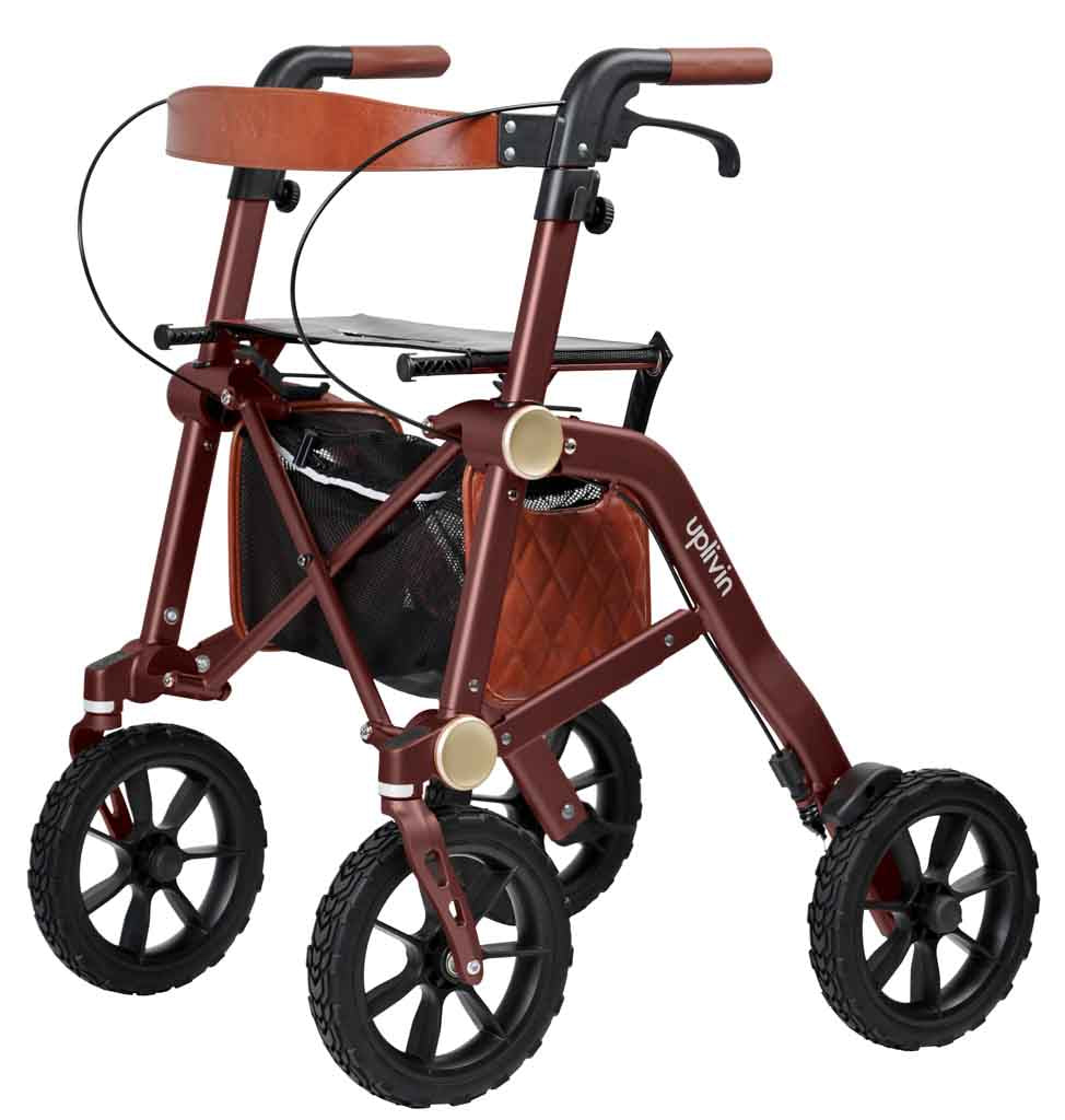 Uplivin All Terrain Trive Dual-Folding Walker Autumn Rouge