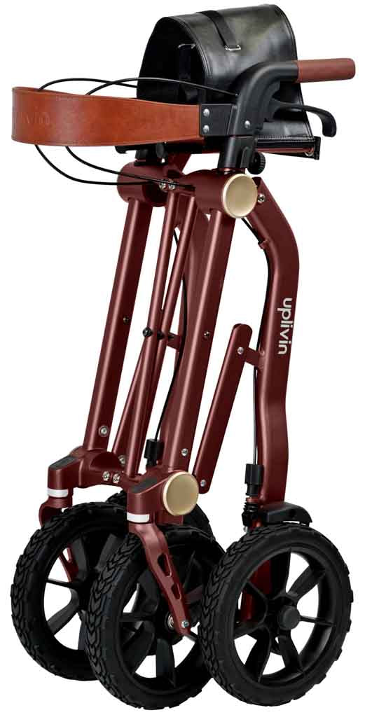 Uplivin All Terrain Trive Dual-Folding Walker Autumn Rouge