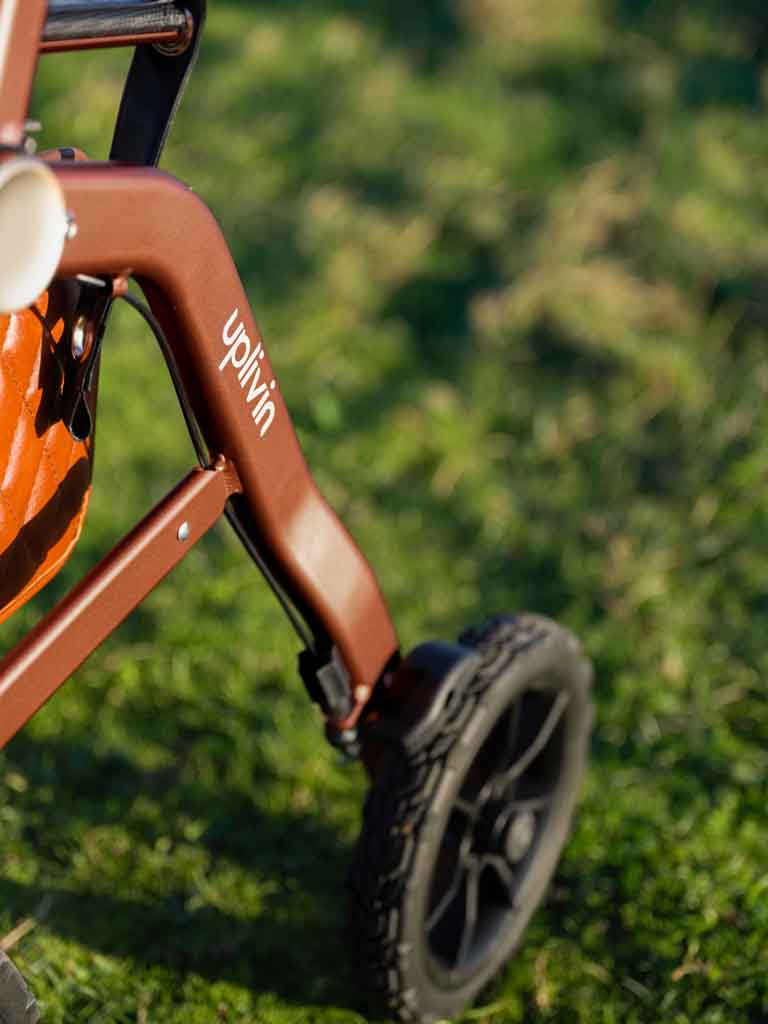 Uplivin All Terrain Trive Dual-Folding Walker Autumn Rouge